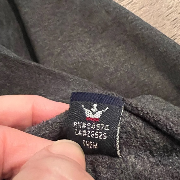 Stussy Vintage Streetwear Dark Gray Hoodie Boys Medium 10 12 Full Zip Hoodie! - Picture 6 of 9